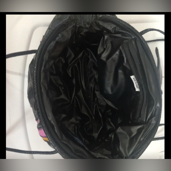 Rare Vintage Leather 80s Handbag - Picture 2 of 3